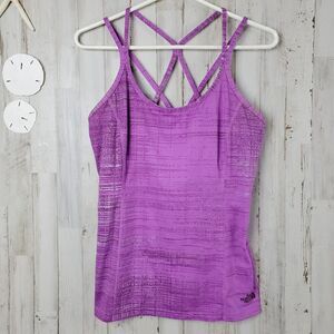 The North Face Racerback Tank Top Purple Size Large